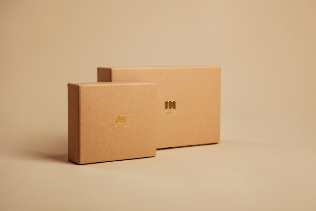 Minimalistische Produktverpackung